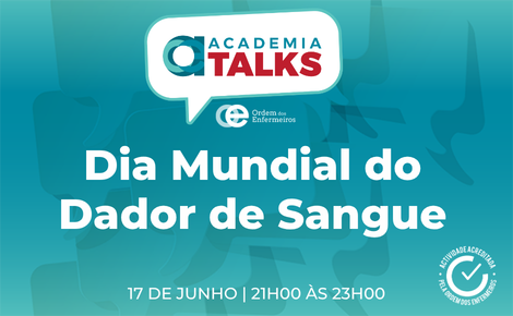 Talk Dia Mundial do Dador de Sangue