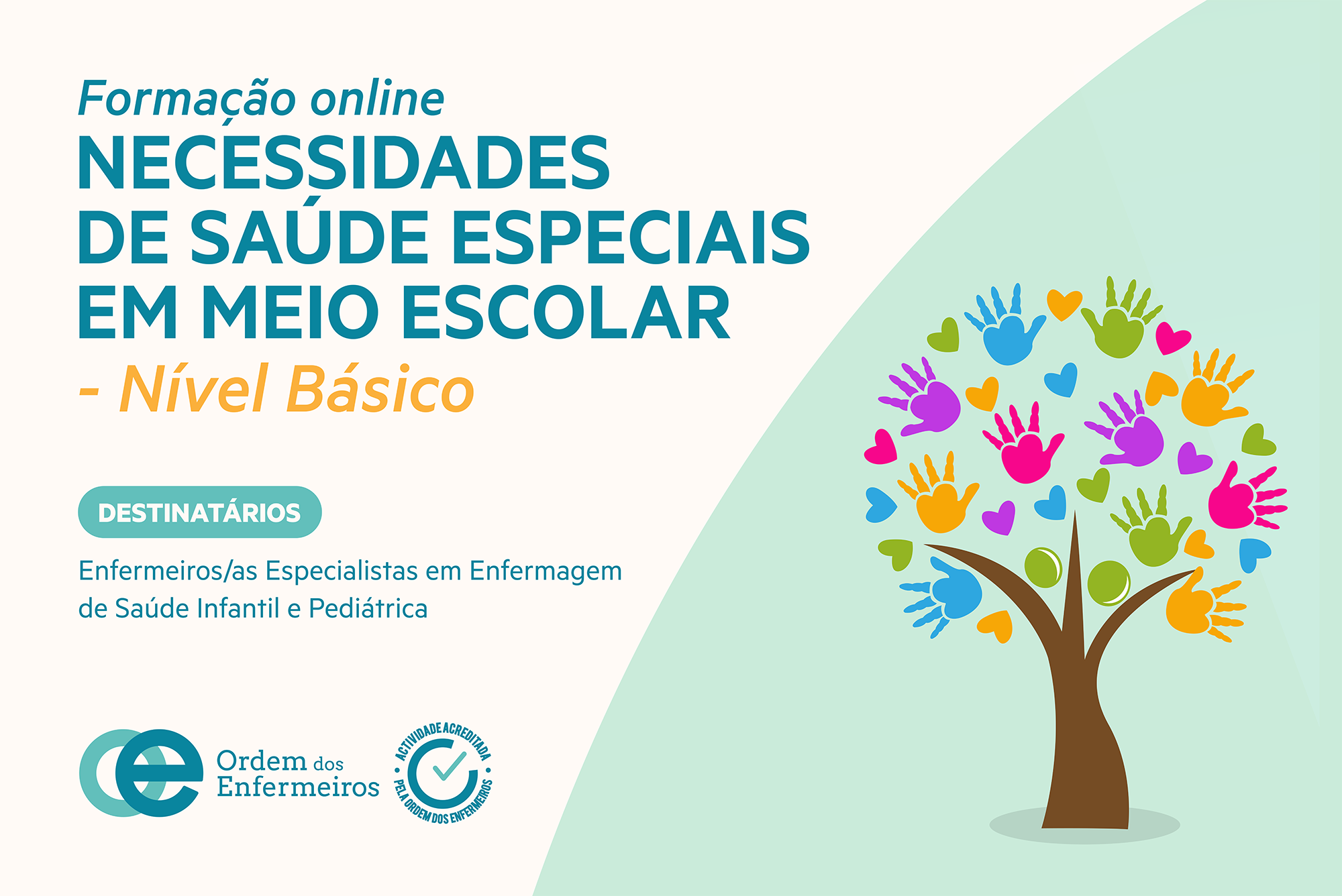 Necessidades de Saúde Especiais em Meio Escolar - Nível Básico - 2ª Edição [E-learning] | De 22 de outubro a 10 de novembro de 2025 